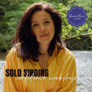 Solo singing confidence workshop